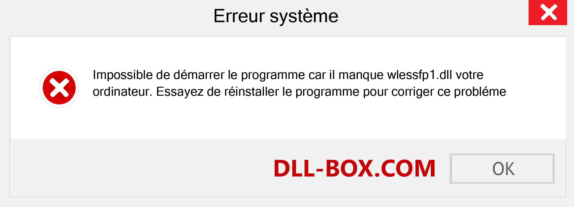 Le fichier wlessfp1.dll est manquant ?. Télécharger pour Windows 7, 8, 10 - Correction de l'erreur manquante wlessfp1 dll sur Windows, photos, images